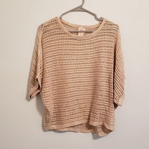 Mossimo Crochet Knit Top